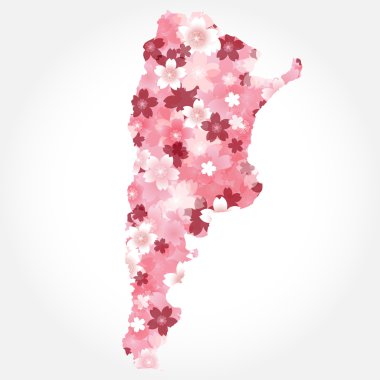 Argentina　Map Country Cherry